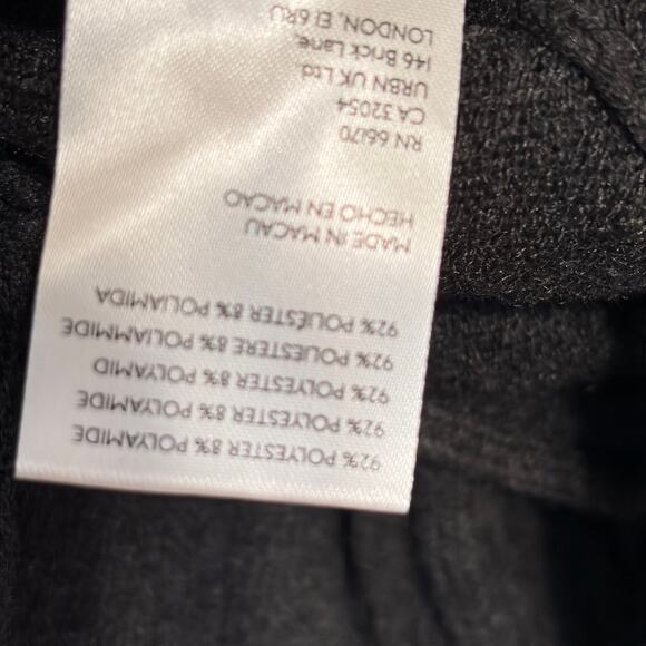 Free People Orion A-Line Tunic sweater in Carbon Charcoal Gray Oversized 
Large - Picture 10 of 14